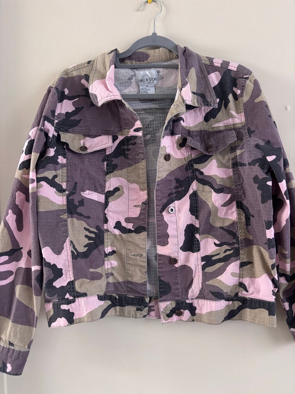 Pink camo jacket